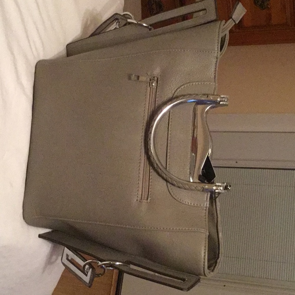 Gray Tote Bag